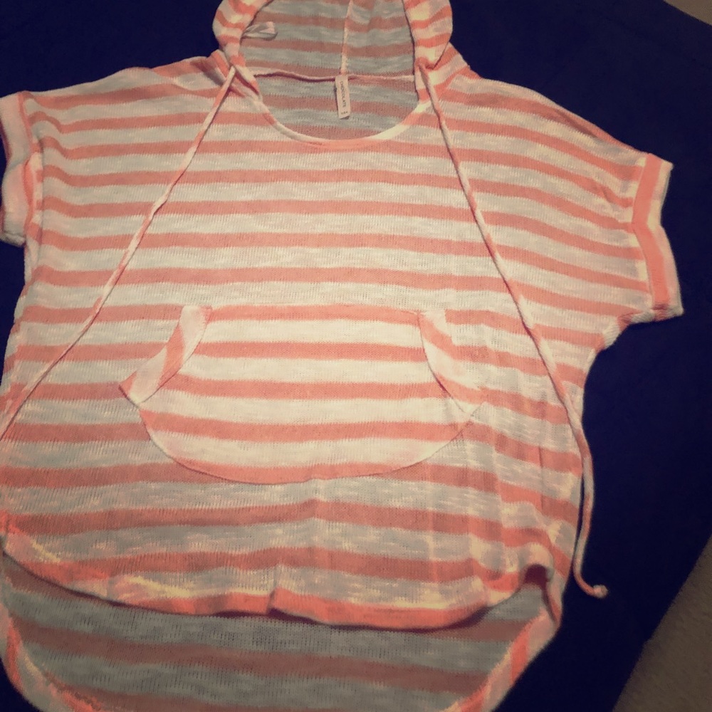 Hooded knit top by chocolate.